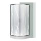 Cabină de duș curbată