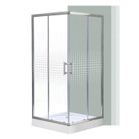Cabină de duș pătrată