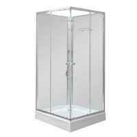 Cabină de duș cu perete posterior